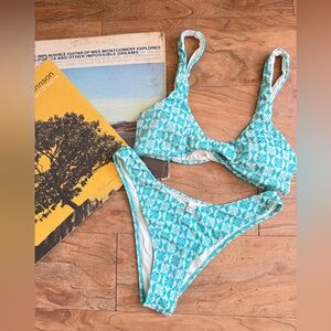 NEW Rhythm Swim Aqua Floral Bikini Set
